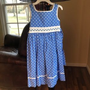 Blue Polka Dot Dress